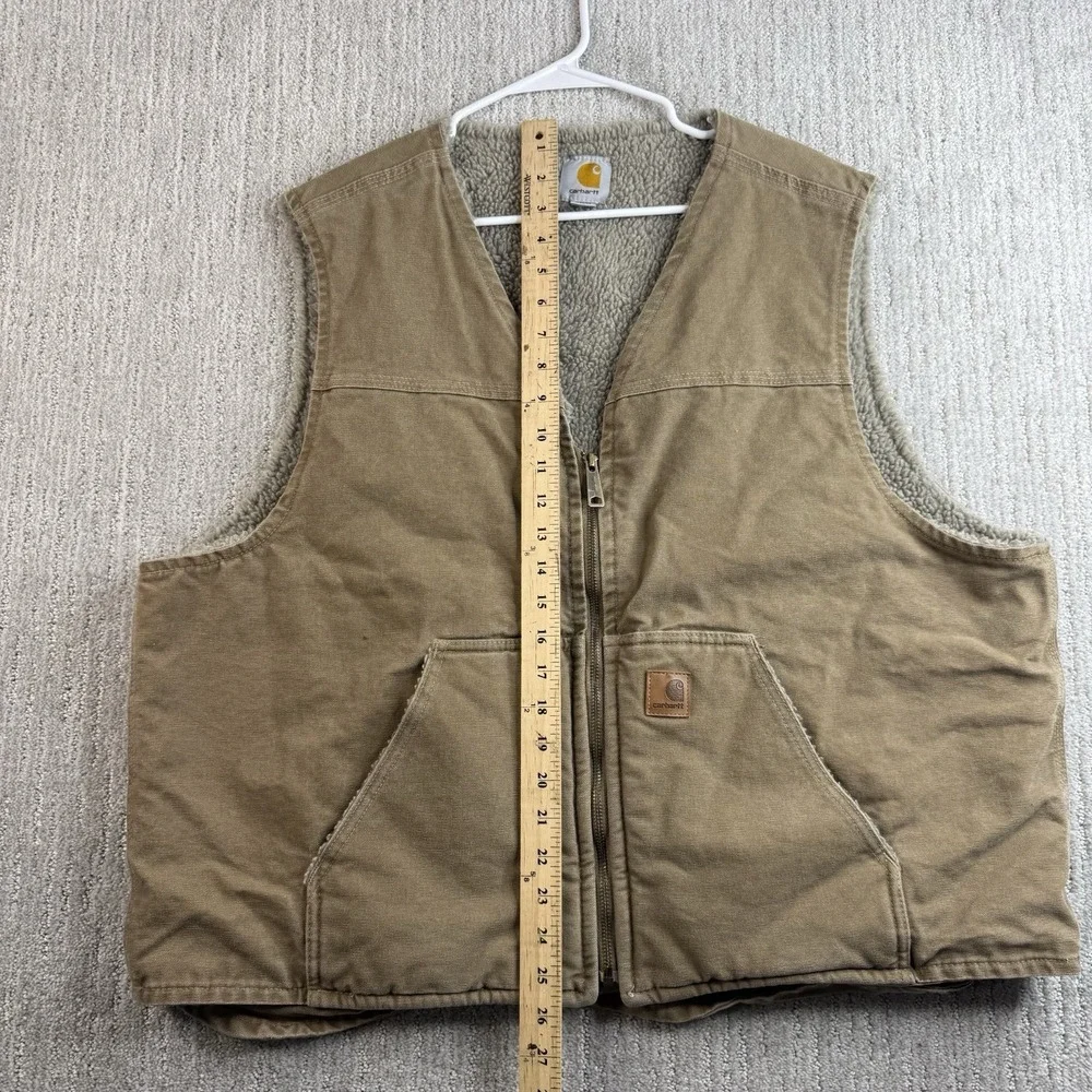 Carhartt Sherpa Lined Vest Men's Size 2XL Workwear